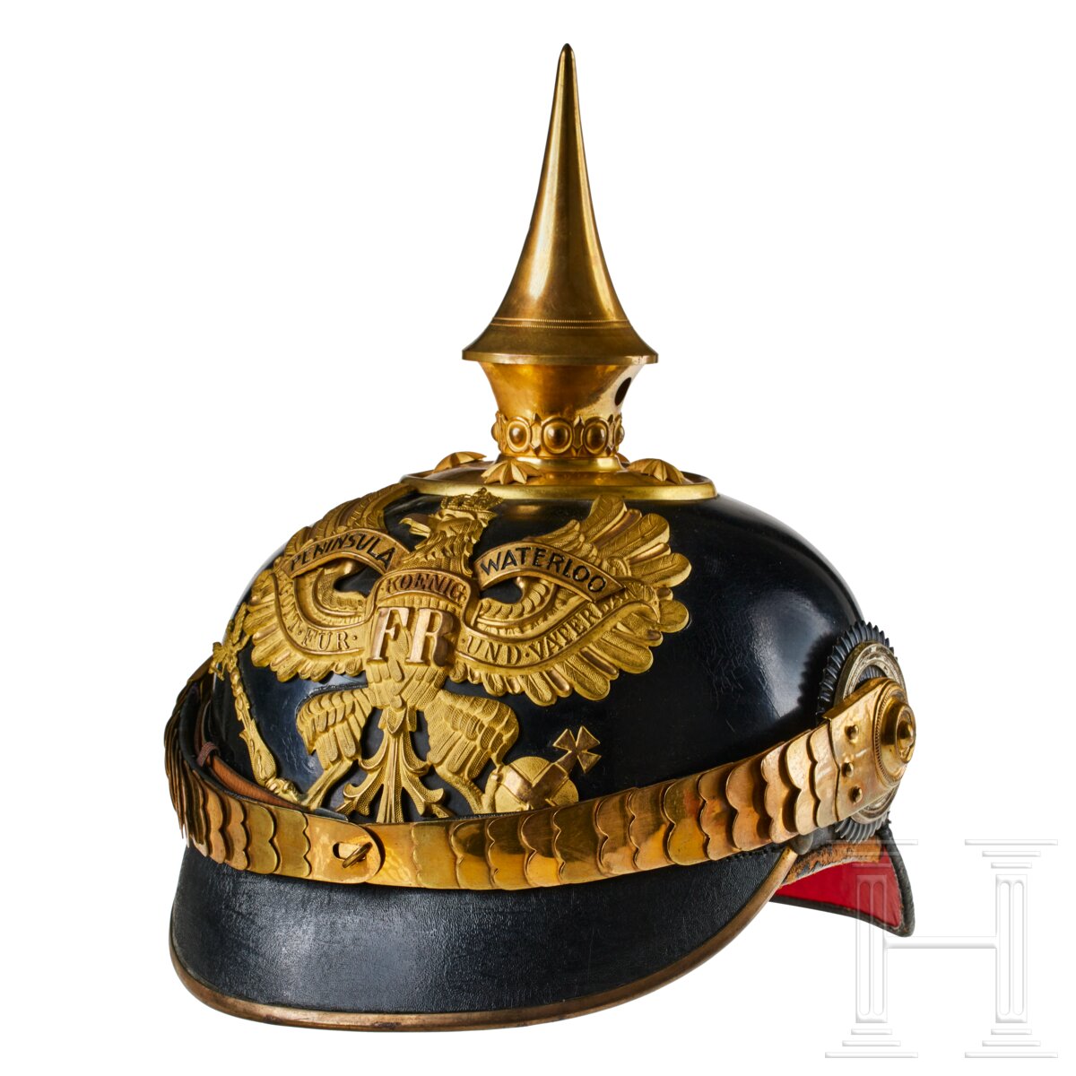 A helmet for Prussian IR 73 Officers