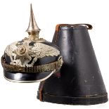 Helm für Offiziere im Garde-Pionier-Bataillon oder im Garde-Füsilier-Regiment, um 1914