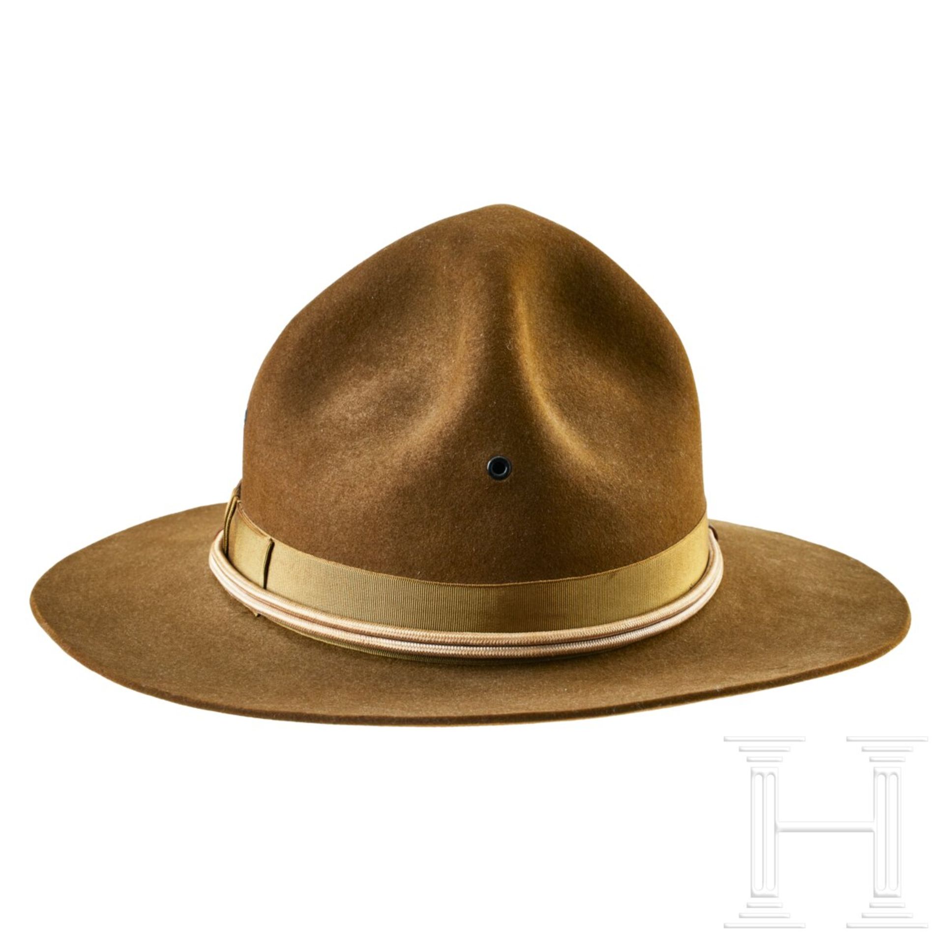 A WWI 1912 U.S. Army Officers Campaign Hat - Image 4 of 8