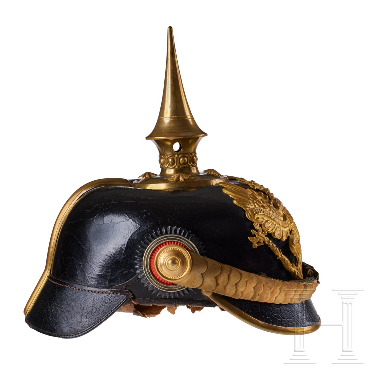 A Prussian Infantry Officer's Visor Hat - Image 5 of 10