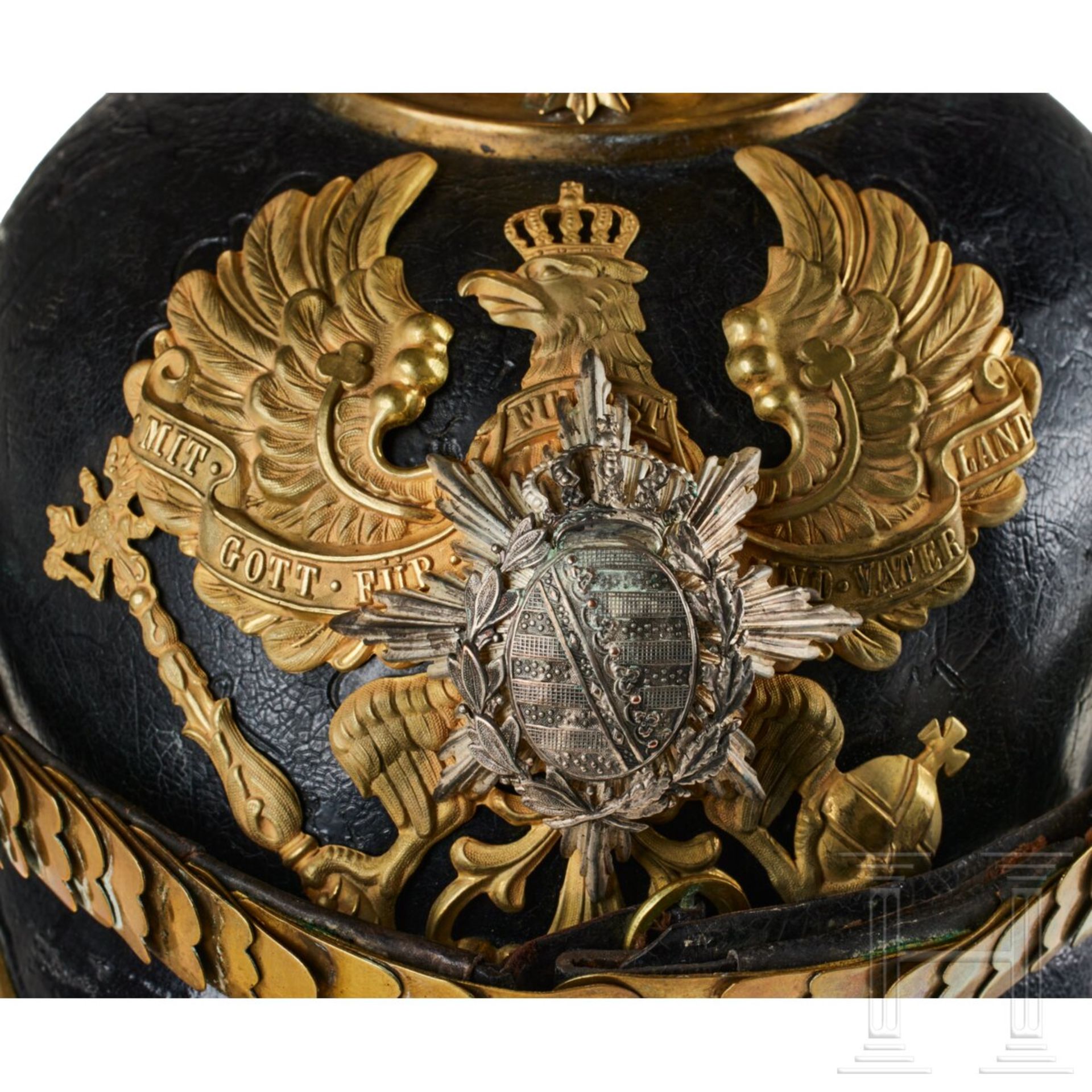 A helmet for IR 94 Saxe-Weimar Officers/high rank NCOs - Bild 3 aus 10