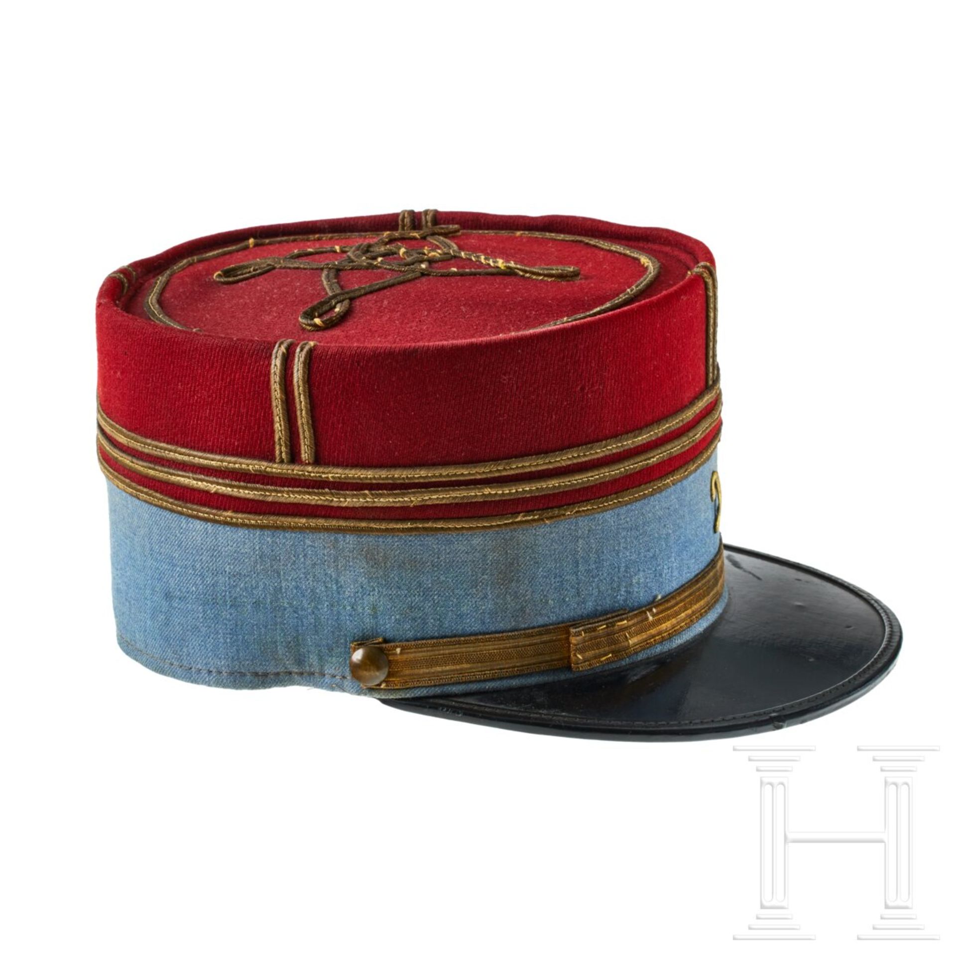 Two Kepi Caps for a French Cuirassier Officer and a French Officer of St. Cyr Cavalry School - Bild 6 aus 14