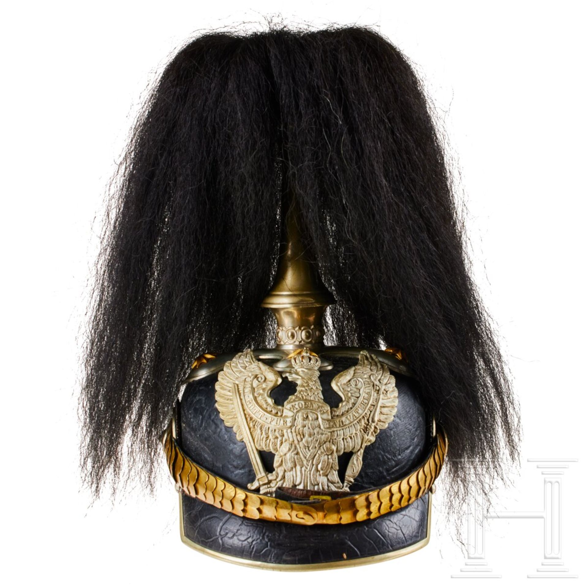 A helmet for Prussian Dragoon Officers, with bush - Image 2 of 9