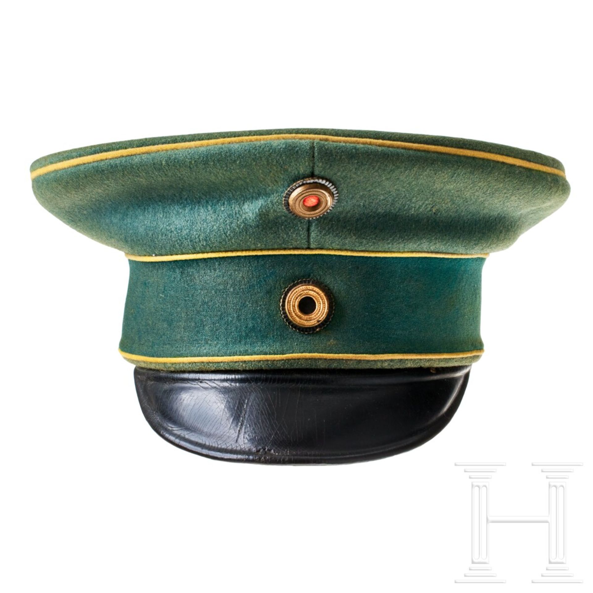 A visor cap for WWI Jäger zu Pferd officers - Image 2 of 7