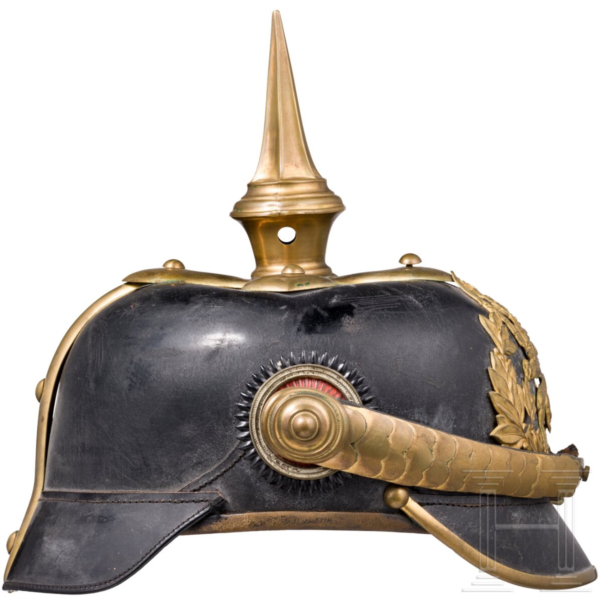 Helm für Offiziere der hessischen Infanterie, um 1910 - Image 3 of 7