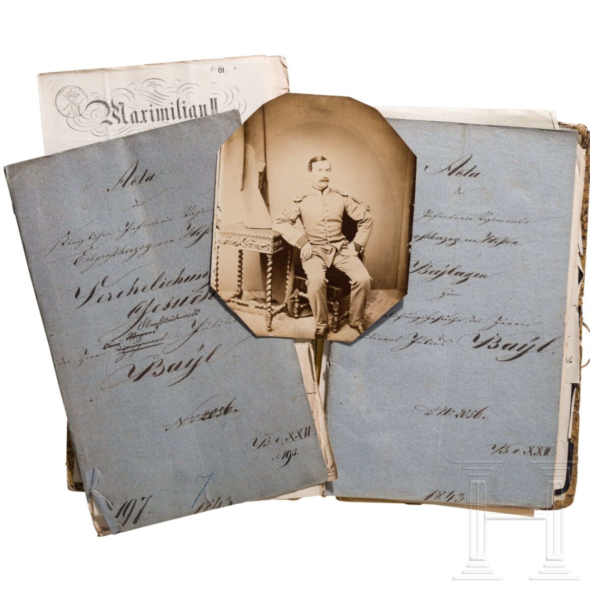 Dokumenten- und Fotonachlass des bayerischen Offiziers Julius Bayl (1815 - 1888)