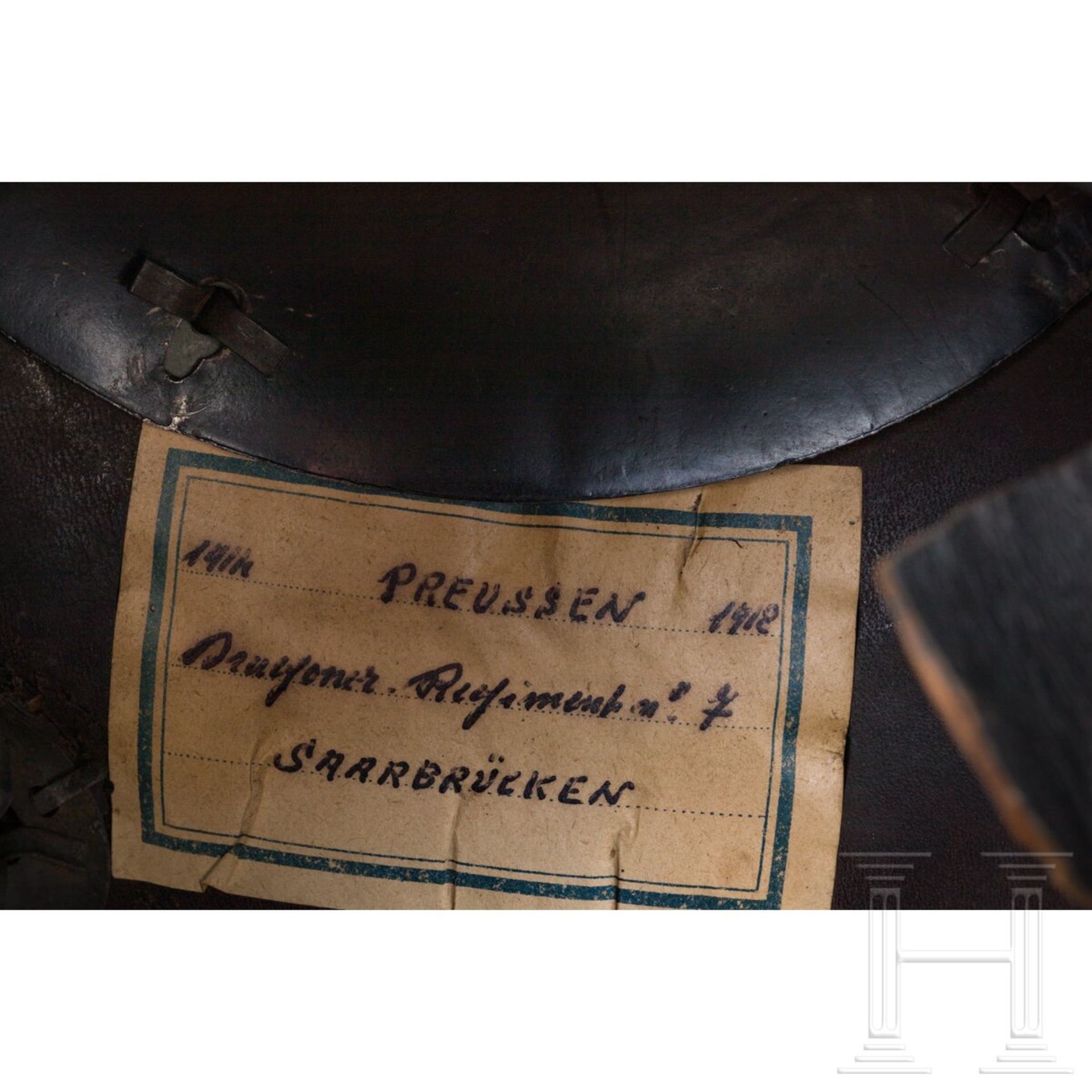 Helm für Mannschaften der Dragoner, um 1915 - Bild 5 aus 6