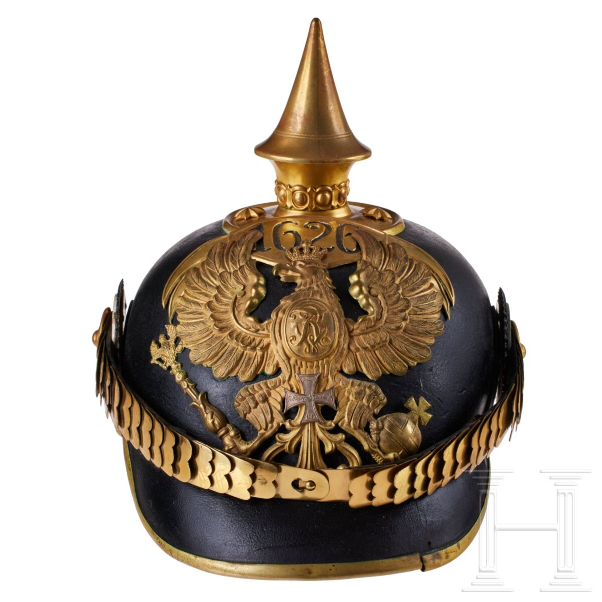 Preußen - Helm für Reserveoffiziere des Grenadier-Regiments Nr. 4 - Bild 2 aus 9