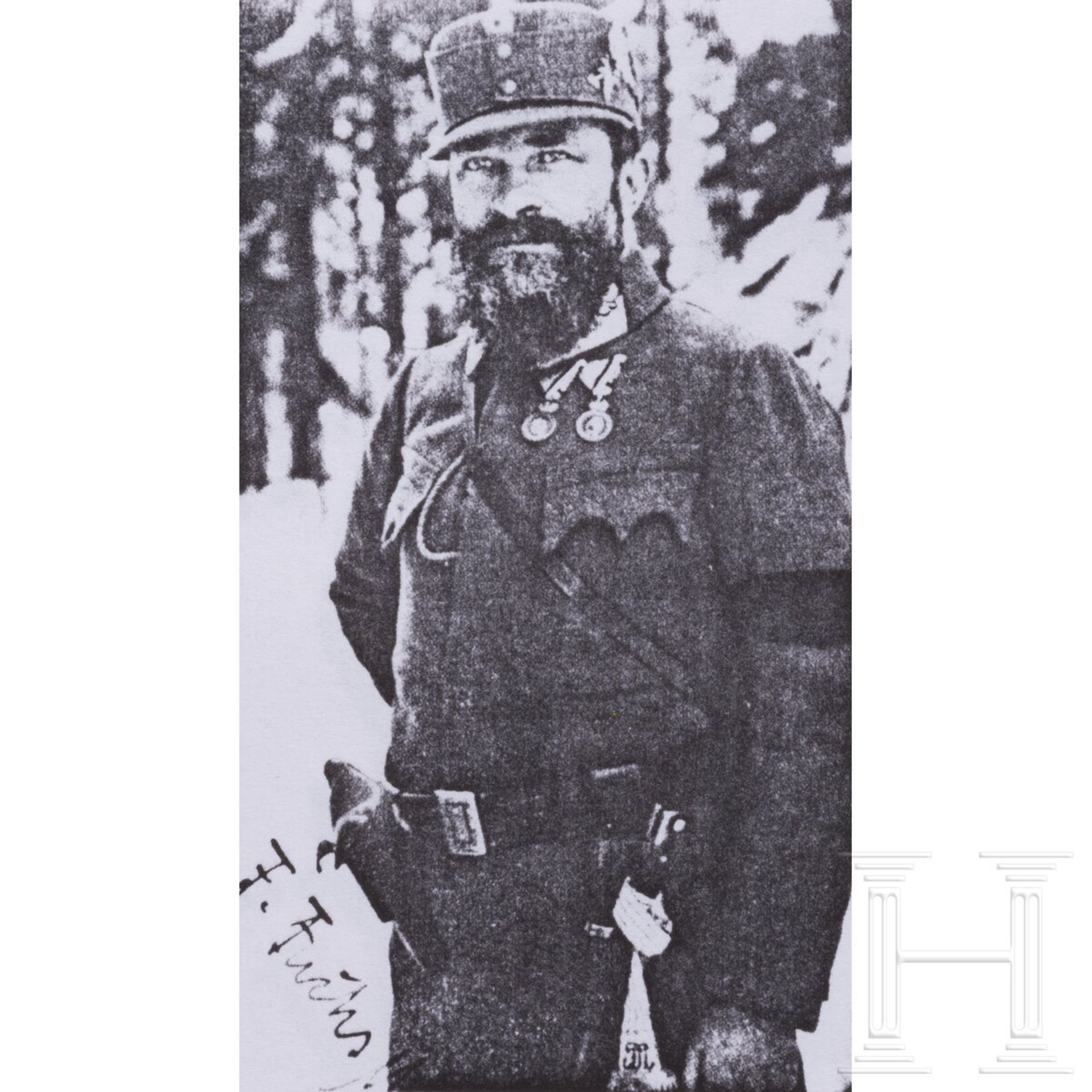 Elfteilige Ordensschnalle von Kommandant Major Fuchs im Ersten Weltkrieg - Bild 4 aus 4