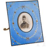 Prinz Yusuf Izzeddin Efendi (1857 - 1916) - signiertes Geschenk-Portraitfoto in prunkvollem emaillie