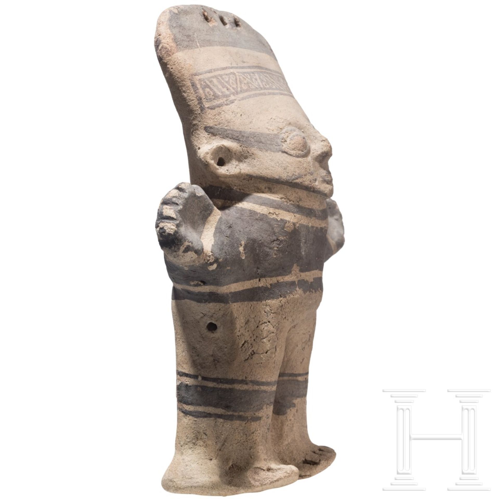 Tonfigur "Cuchimilco", Peru, Chancay-Kultur, 13. - 15. Jhdt. - Bild 2 aus 4