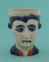 Admiral Lord Rodney: a pearlware character mug inscribed ‘Success to Lord Rodney’ around the rim,