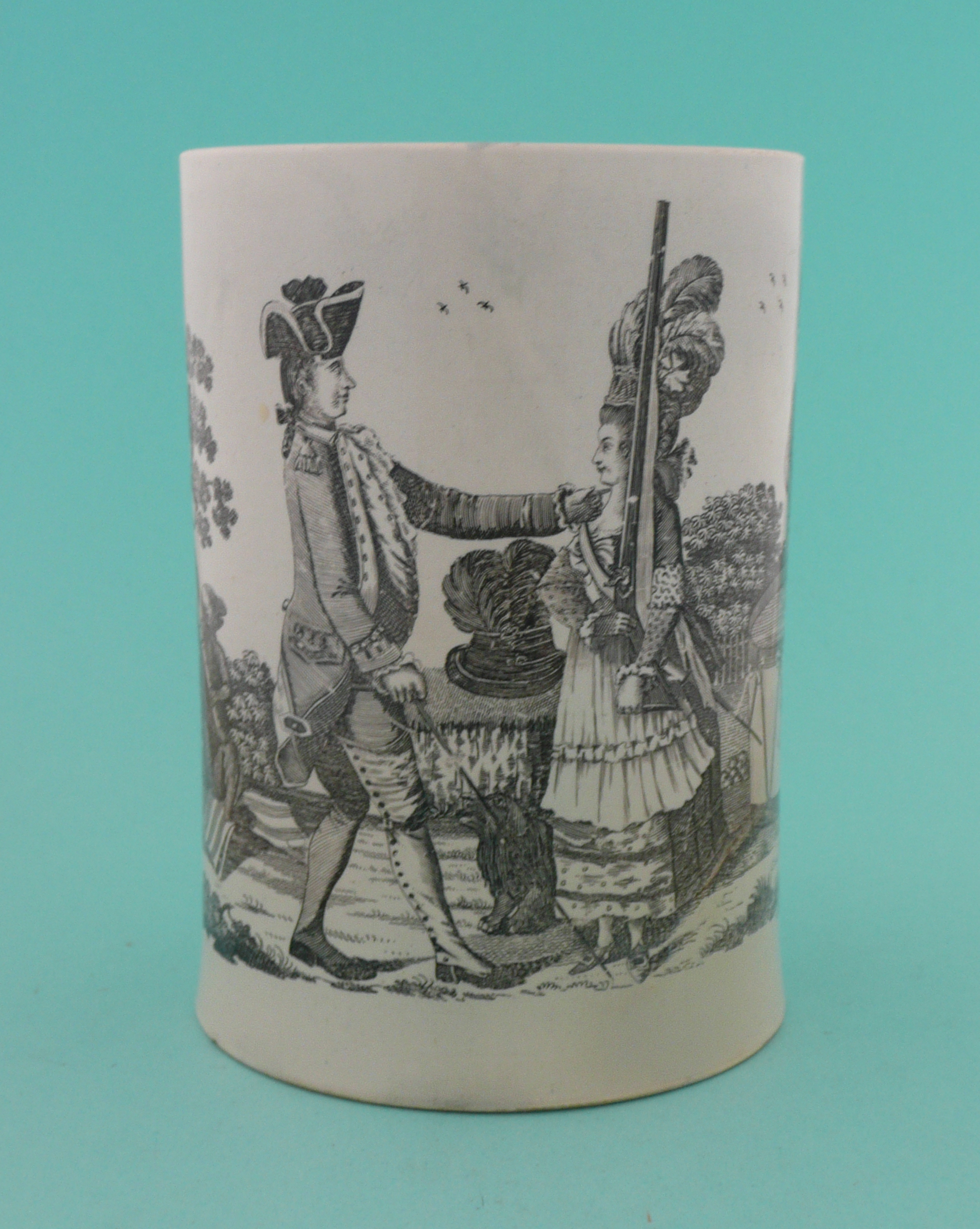 British Isolation During the American Wars of Independence: a rare creamware tankard by John