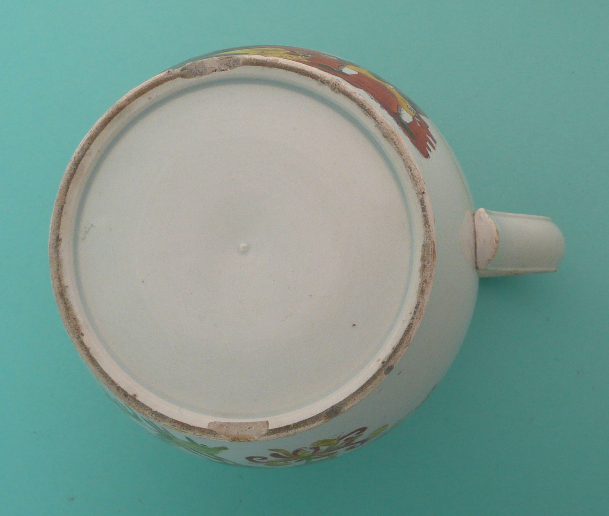 1804 Great Invasion Scare: a colourful pearlware jug decorated with a scene entitled ‘The Upshut - Image 4 of 4