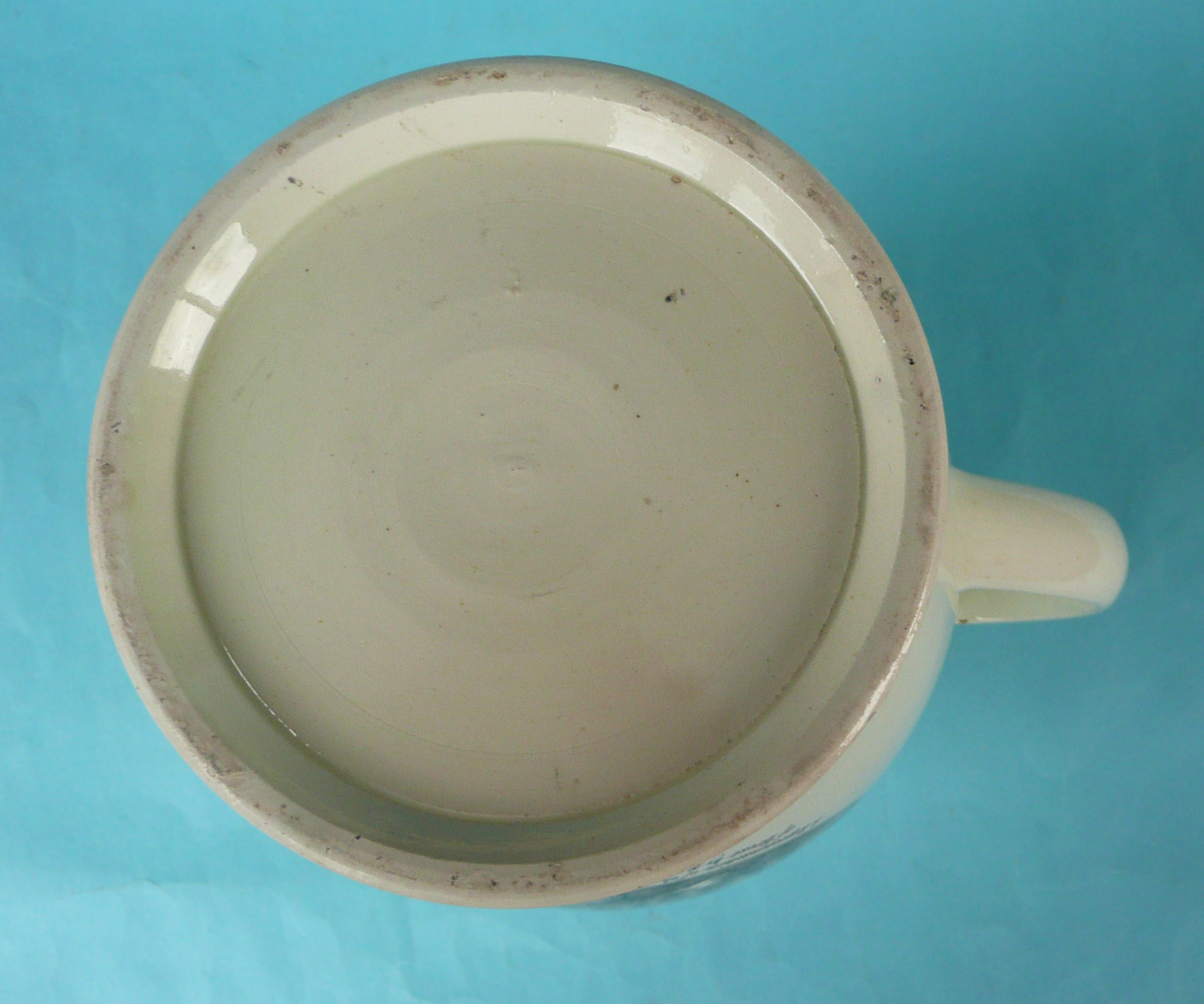 1794 Glorious 1st June: a good creamware jug well printed in black with an inscribed oval - Image 5 of 5