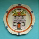 Georgian London’s Darker Side: a rare and most interesting colourful pearlware plate moulded with