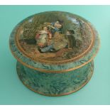 The Hop Queen (414) extra large with malachite border and flange, gilt decoration, complete with