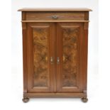 Art Nouveau vertico, around 1900, walnut, 137 x 99 x 47 cm - The furniture cannot be viewed in our