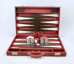 Bentley Backgammon, 20./21. Jh., rot