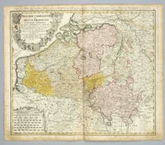 Historical map of Belgium, ''Belgium Catholicum seu Decem Provinciae Germaniae Inferioris ...'',