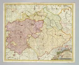 Historical map of Brandenburg and the Upper Saxon Imperial District, ''Circulus Saxoniae