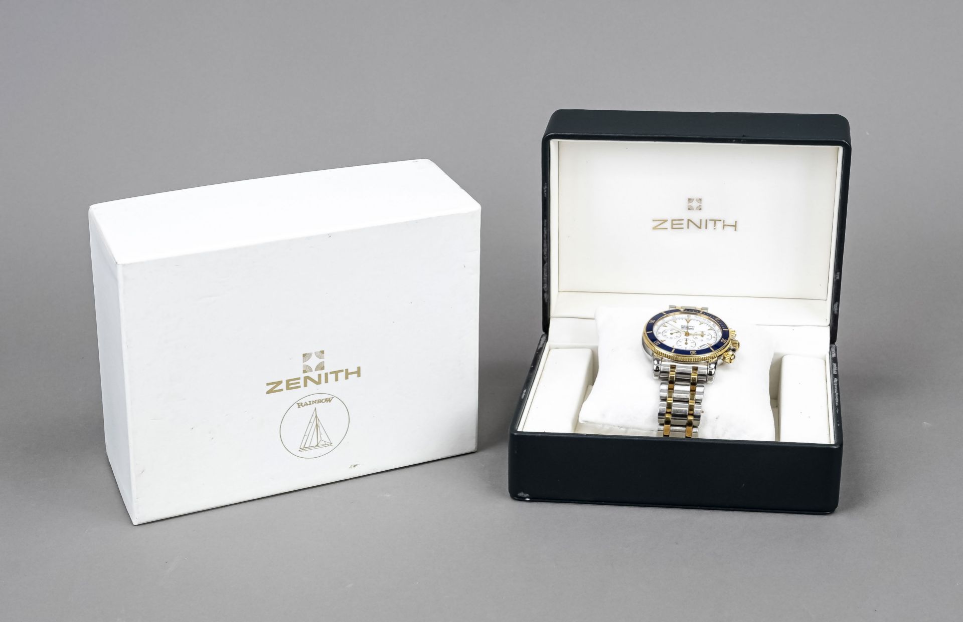Zenith El Primero Rainbow, steel/ gold, Ref. 15/53-0470-400 from 2001, chronograph, automatic, steel - Image 3 of 3