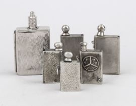 6 pocket fuses, Germany, early 20th century, 1 x inscribed ''Ewiges Zündholz D.R.G.M.'' on the base,