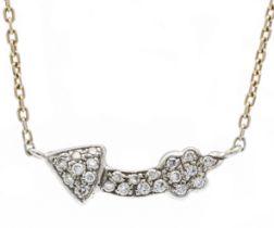 Brillant-Collier WG 750/000 mit 22 B