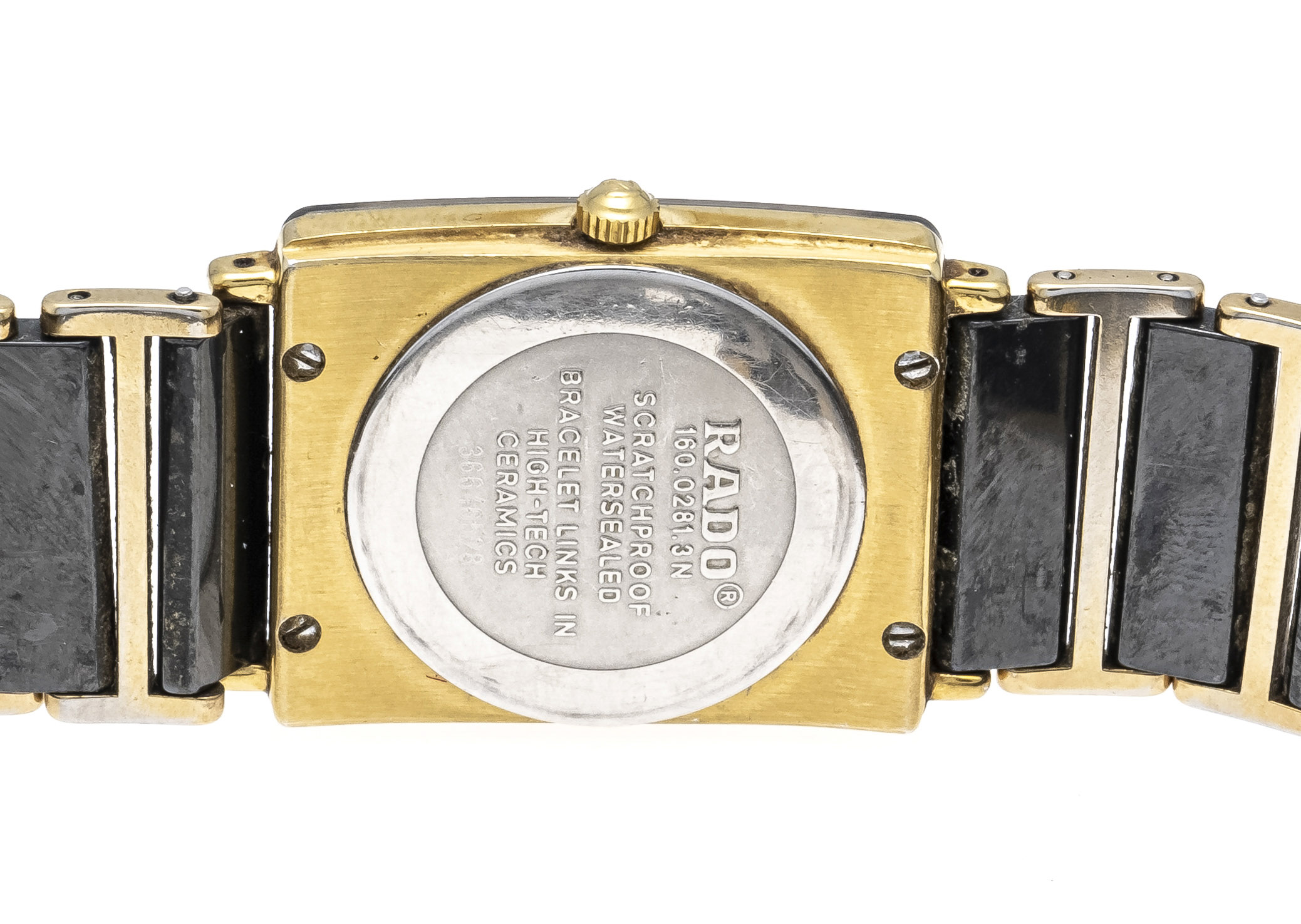 Rado Diastar unisex quartz watch, Ref. 160.0281.3N, circa 1995, ceramic / double, battery probably - Image 2 of 2