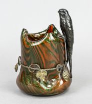 Vase with metal mounting, 20th century,