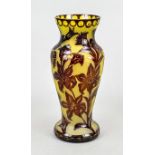 Vase, Anf. 20. Jh., runder Stand, ge