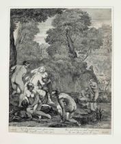 Dancker Danckerts (1634-1666) after Cornelis Holsteijn (1618-ca.1658), Bathers, etching on laid