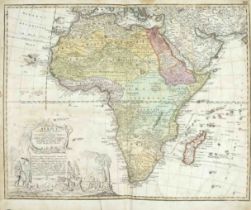 Historical continental map of Africa, ''Africa Secundum legitimas Projectionis Stereographicae