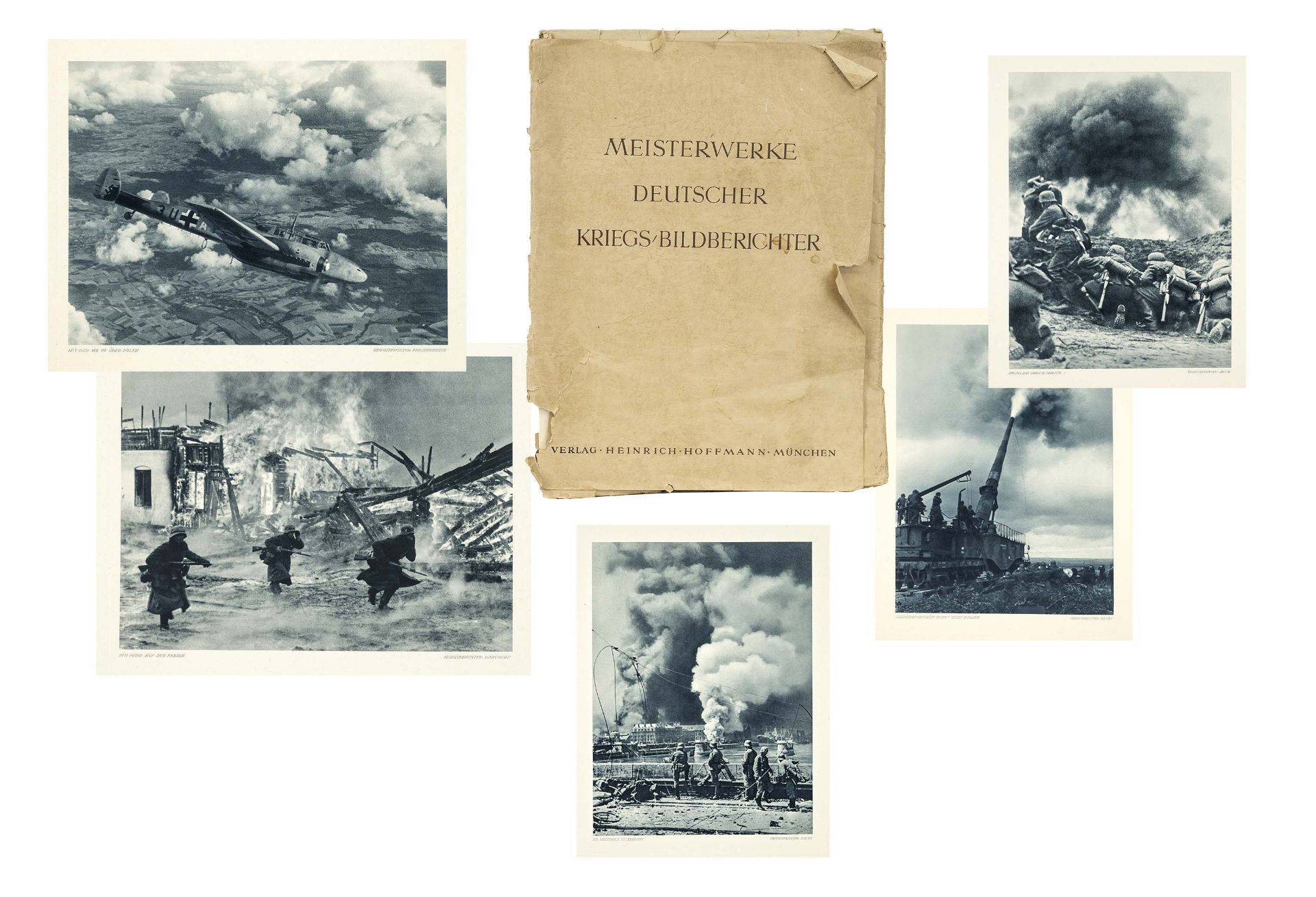 Picture folder ''Meisterwerke Deutscher Kriegsbildberichter'', Germany (Munich) before 1945. 15