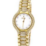 Ebel Beluga ladies quartz watch, ref. 866969, GG 750/000, circa 1997, quartz movement running,