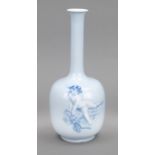 Art Nouveau bottle vase, Philipp Rosenthal, c. 1900, light blue decoration from the ''Copenhagen''