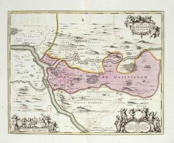 Historical map of Duchy d'Aiguillon in the department Lot-et-Garonne, ''Le Duche D'Aiguillon'',