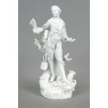 Shepherd with sheet of music. Meissen, Deputat, probably designed by Johann Joachim Kaendler, 18th