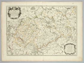 Historical map of the Upper Saxon Imperial District, ''Le Cercle de Haute Saxe ou sont compris Le