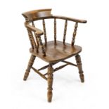 Windsor chair 20th century, ash and beech, 79 x 65 x 48 cm