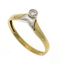Brillant-Ring GG 585/000 mit einem B