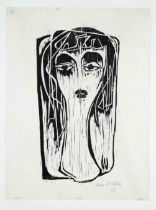 Hans Albert Walter (1925-2005), two early woodcuts by the artist from the ZERO circle, born in