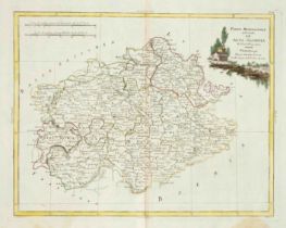 Historical map of the Upper Saxon Imperial District, ''Pars Meridionale del Circolo dell' Alta