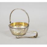Round handle basket, German, early 20th century, maker's mark Bruckmann & Söhne, Heilbronn,
