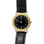 Bulgari men's quartz watch, steel/gold, ref. BB 33 SGLD, circa 1992, quartz movement running,