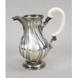 Coffee pot, Czechoslovakia, maker's mark AP, mark 1922-29, silver 800/000, round domed stand,