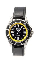 Breitling Super Ocean, chronograph, automatic, Ref. A17364-4122, from 12/2010, steel case, screw