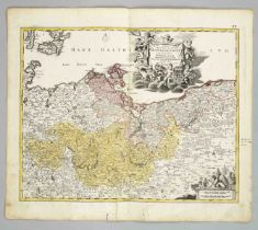 Historical map of Brandenburg and Pomerania, ''Tabula Marchionatus Brandenburgici et Ducatus