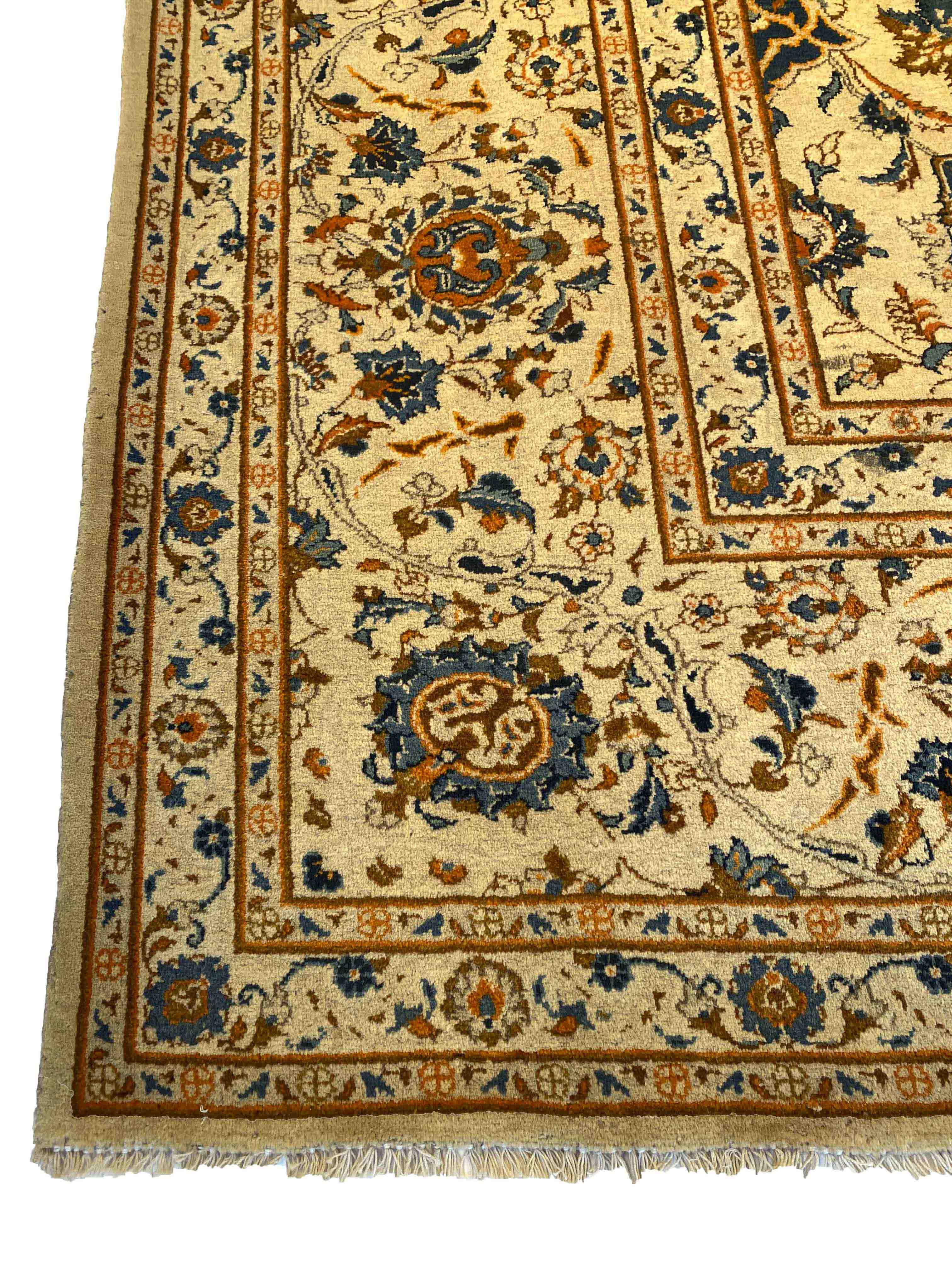 Carpet, Keshan, good condition with minor wear, 422 x 295 cm - The carpet can only be viewed and