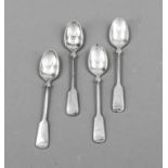 Eleven demitasse spoons, German, 20th century, maker's mark Robbe & Berking, Flensburg, silver 800/